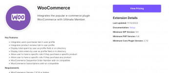 Screenshot 2023-12-15 at 12-33-17 WooCommerce - Ultimate Member.png Screenshot 2023-12-15 at 12-33-17 WooCommerce - Ultimate Member.png