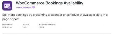 Screenshot 2024-01-18 at 20-46-52 WooCommerce Bookings Availability - WooCommerce Marketplace.png Screenshot 2024-01-18 at 20-46-52 WooCommerce Bookings Availability - WooCommerce Marketplace.png