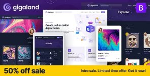 Gigaland - NFT Marketplace HTML Template.jpg