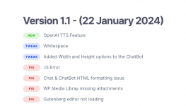 Screenshot 2024-01-31 at 17-16-19 Changelog - MagicAI for WordPress - Documentation.png Screenshot 2024-01-31 at 17-16-19 Changelog - MagicAI for WordPress - Documentation.png