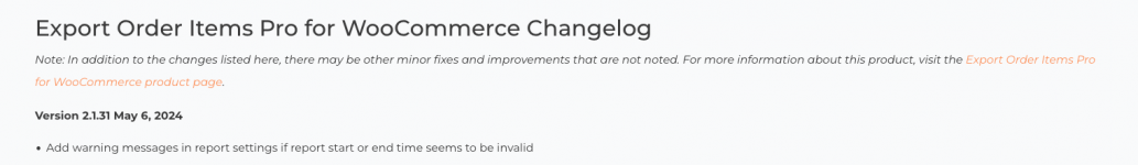 Screenshot 2024-05-08 at 16-03-44 Changelog for Export Order Items Pro for WooCommerce WP Zone.png Screenshot 2024-05-08 at 16-03-44 Changelog for Export Order Items Pro for WooCommerce WP Zone.png