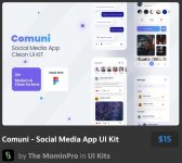 Comuni - Social Media App UI Kit.jpg